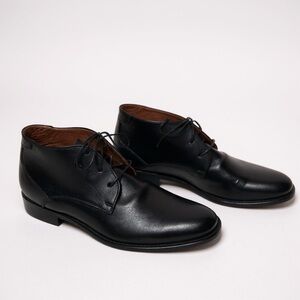 Gant Black Leather Chukka Boots, Leather Upper, Men’s Size 8